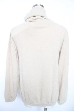 画像2: axes femme / レース切り替えハイネックニットソー M ベージュ Y-26-01-16-081-AX-TO-SZ-ZY