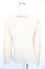 画像2: axes femme / バックリボンニット Ｍ 生成り Y-26-01-16-084-AX-TO-SZ-ZT529 (2)