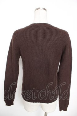 画像2: axes femme / はしごリボンニット M 茶 Y-26-01-16-085-AX-TO-SZ-ZY