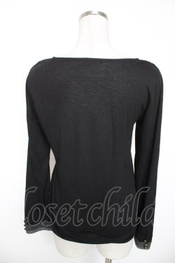 画像2: axes femme / グラデーションインナープルオーバー M 黒 Y-26-01-16-087-AX-TO-SZ-ZY