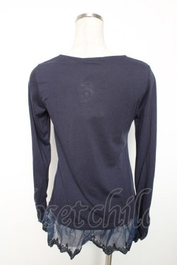 画像2: axes femme / ストラップ付きインナー M 紺 Y-26-01-16-088-AX-TO-SZ-ZY