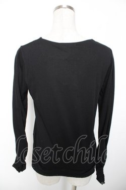 画像2: axes femme / 袖ギャザープルオーバー M 黒 Y-26-01-16-092-AX-TO-SZ-ZY