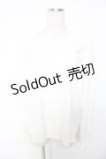Ank Rouge / コットンレースブラウス M オフホワイト Y-26-01-16-094-CA-BL-SZ-ZY