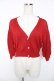 画像1: F&A / ドライフラワー釦透かし編みカーディガン F レッド Y-26-01-16-095-LO-TO-SZ-ZY (1)