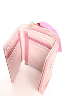 画像3: Maison de FLEUR / キーリボンミニウォレット  ピンク Y-26-01-16-012-LO-ZA-SZ-ZY