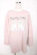 Ank Rouge / 2023年HAPPY BAG ねこちゃん ロンT M ピンク Y-26-01-16-105-CA-TO-SZ-ZY