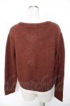 画像2: an another angelus / ブーケ刺繍ニットカーディガン F ブラウン Y-26-01-16-108-CA-TO-SZ-ZT624 (2)