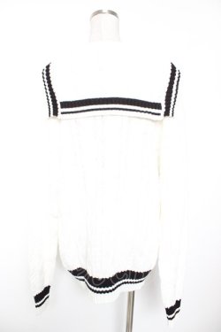 画像2: TRAVAS TOKYO / セーラーカラーエンブレムプルオーバー F ホワイト Y-26-01-16-110-PU-TO-SZ-ZY