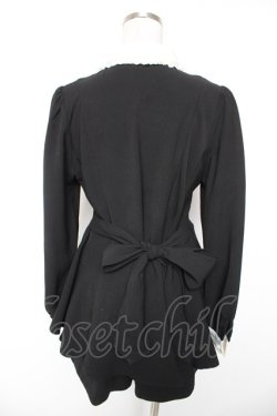 画像2: Secret Honey / ダブルフリルセットアップ 2 ブラック Y-26-01-16-111-CA-OP-SZ-ZY