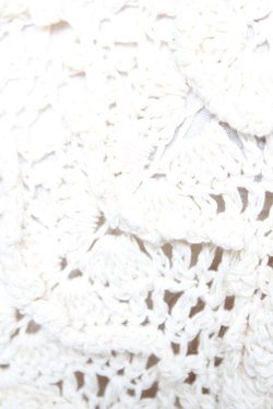 画像3: INGEBORG / スカラップフリル編み透かしカーディガン  生成り Y-26-01-16-118-LO-TO-SZ-ZY