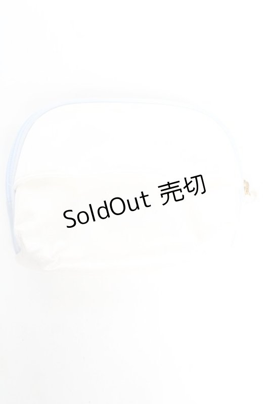 画像2: Maison de FLEUR / ウエディングビジュー ティッシュポーチ  ホワイト Y-26-01-16-014-LO-ZA-SZ-ZT618 (2)