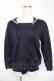 画像1: INGEBORG / セーラー長袖ニット  紺 Y-26-01-16-122-LO-TO-SZ-ZY (1)