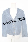 INGEBORG / デニムセーラージャケット  インディゴブルー Y-26-01-16-124-LO-JA-SZ-ZY