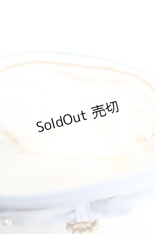 画像3: Maison de FLEUR / ウエディングビジュー ティッシュポーチ  ホワイト Y-26-01-16-014-LO-ZA-SZ-ZT618 (3)