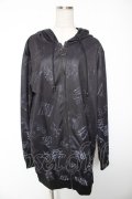 NieR Clothing / 病み柄パーカー F 黒 Y-26-01-16-131-PU-TO-SZ-ZY