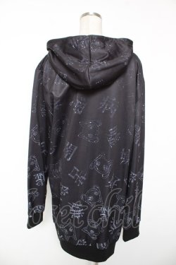 画像2: NieR Clothing / 病み柄パーカー F 黒 Y-26-01-16-131-PU-TO-SZ-ZY