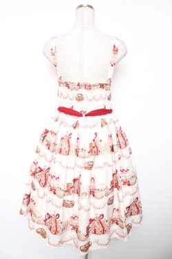 画像2: axes femme kawaii / お菓子の家柄ジャンスカ M 生成り Y-26-01-16-138-AX-OP-SZ-ZY