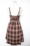 画像2: Fi.n.t / ブランケットチェックフレアージャンスカ F ブラウン Y-26-01-16-144-CA-OP-SZ-ZI (2)