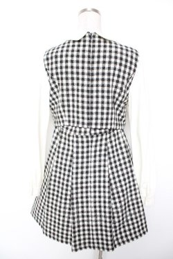 画像2: Ank Rouge / ドーリーツイードSET/UPワンピース M 黒 Y-26-01-16-162-CA-OP-SZ-ZY