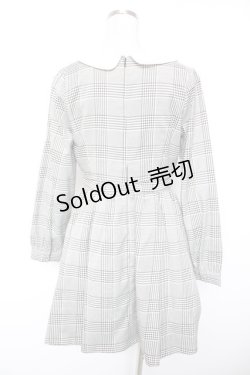 画像2: Ank Rouge / チェック柄ヨークフリルSET/UPワンピース M グレー Y-26-01-16-163-CA-OP-SZ-ZY