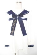 Angelic Pretty / Sophie Marineブラウス  紺 Y-26-01-16-166-AP-BL-SZ-ZY