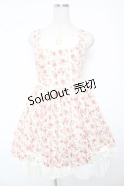 画像1: BABY, THE STARS SHINE BRIGHT / フローレンス・ローズジャンパースカート  生成り Y-26-01-16-170-BA-OP-SZ-ZY