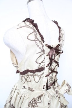 画像5: ALICE and the PIRATES / Rose’s prisoner in Pirates ship柄ジャンパースカートI  ゴールド Y-26-01-16-171-PA-OP-SZ-ZY