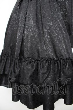 画像4: Pina sweetcollection / ローズジャガードワンピース  黒 Y-26-01-16-172-LO-OP-SZ-ZY