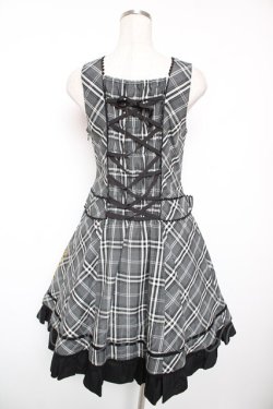 画像2: ALICE and the PIRATES / Lucian Martinエンブレムジャンパースカート  グレー Y-26-01-16-175-PA-OP-SZ-ZY