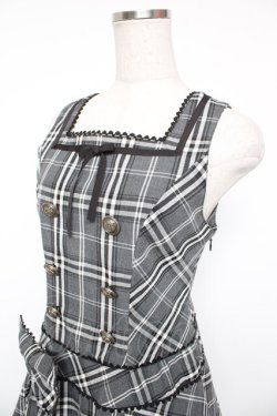 画像3: ALICE and the PIRATES / Lucian Martinエンブレムジャンパースカート  グレー Y-26-01-16-175-PA-OP-SZ-ZY