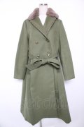 axes femme / テーラー襟コート L グリーン Y-26-01-16-179-AX-CO-SZ-ZY