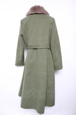 画像2: axes femme / テーラー襟コート L グリーン Y-26-01-16-179-AX-CO-SZ-ZY
