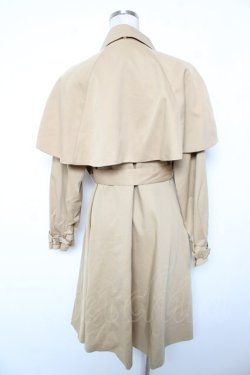 画像2: Fi.n.t / ケープ付きフレアーワンピースコート F ベージュ Y-26-01-16-180-CA-CO-SZ-ZY