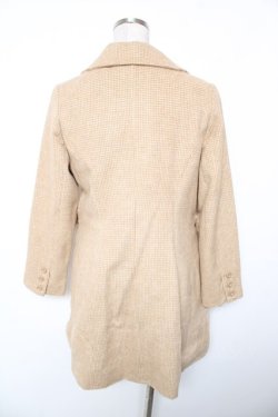 画像2: Fi.n.t / ダブル釦レトロジャケットコート F ベージュ Y-26-01-16-182-CA-CO-SZ-ZY