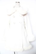 LIZ LISA / ファーカラーコート 0 アイボリー Y-26-01-16-183-LO-CO-SZ-ZY