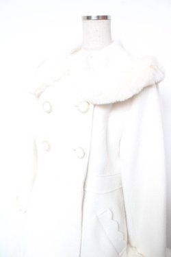 画像3: LIZ LISA / ファーカラーコート 0 アイボリー Y-26-01-16-183-LO-CO-SZ-ZY