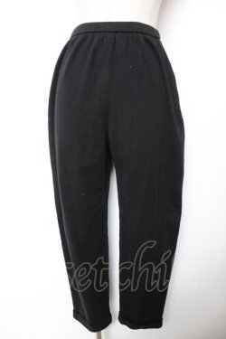 画像1: INGEBORG / コットン使いパンツ  黒 Y-26-01-16-185-LO-PA-SZ-ZY