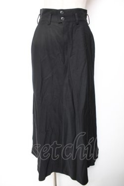 画像1: INGEBORG / テーラードスカート  黒 Y-26-01-16-186-LO-SK-SZ-ZY