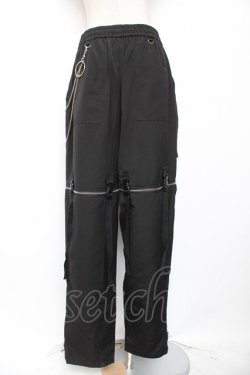 画像2: THICC / ジップワイドカーゴパンツ  ブラック Y-26-01-16-192-PU-PA-SZ-ZY