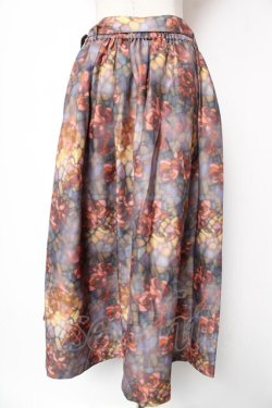 画像2: axes femme / ステンドグラスランプ柄スカート M オレンジ Y-26-01-16-197-AX-SK-SZ-ZY