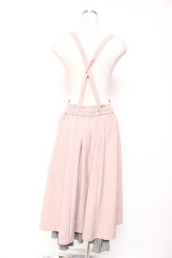 画像2: axes femme / サス付モチーフ刺繍スカート F ピンク Y-26-01-16-202-AX-SK-SZ-ZY