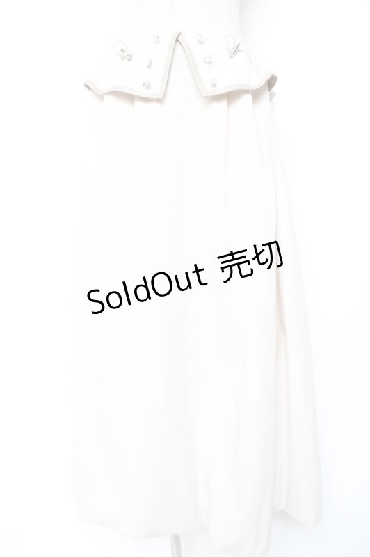 画像1: axes femme / 衿デザインスカート F 生成り Y-26-01-16-204-AX-SK-SZ-ZS (1)