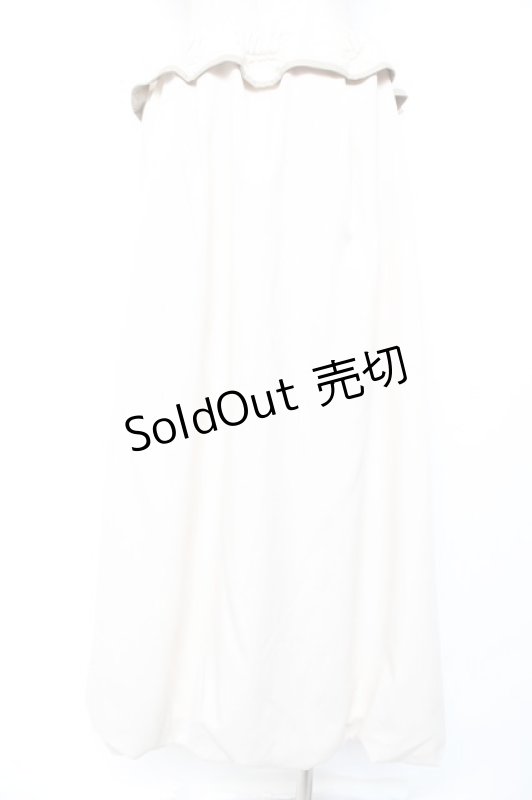 画像2: axes femme / 衿デザインスカート F 生成り Y-26-01-16-204-AX-SK-SZ-ZS (2)