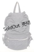 m petit by misako / TT AM リボンフラップ リュックサック  紺 Y-26-01-16-023-LO-BG-SZ-ZY