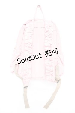 画像2: m petit by misako / TT*AM*フリルリュックサック  中桃 Y-26-01-16-024-LO-BG-SZ-ZTK021