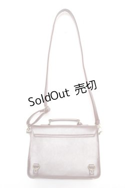 画像2: axes femme / 型押しサッチェルバッグ  茶 Y-26-01-16-025-AX-BG-SZ-ZY