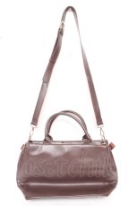 画像2: m petit by misako / AMレースアップ 2WAY トートバッグ  茶 Y-26-01-16-026-LO-BG-SZ-ZTK021 (2)