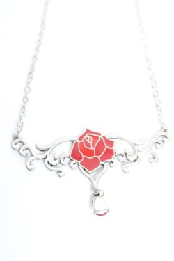 画像1: OZZ ANGELO / ローズネックレス  シルバー Y-26-01-18-001-OO-AC-SZ-ZY