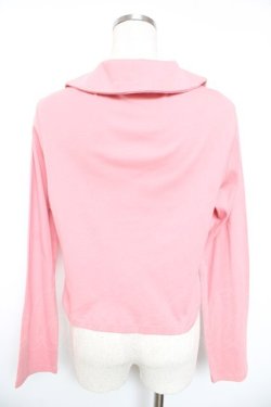 画像2: PEACE NOW / 襟デザインカーディガン  ピンク Y-26-01-18-041-PU-TO-SZ-ZY