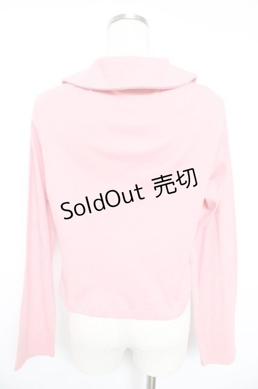 画像2: PEACE NOW / 襟デザインカーディガン  ピンク Y-26-01-18-041-PU-TO-SZ-ZY (2)